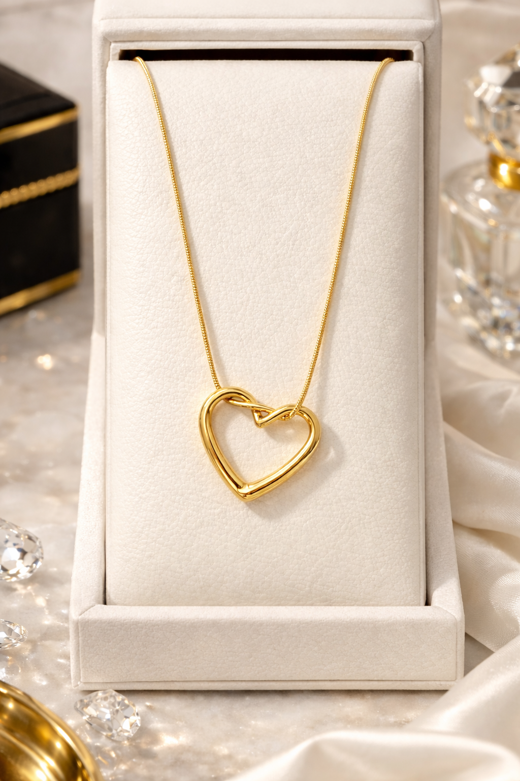 Minimal Heart Pendant | 1 year Anti-Tarnish Guarantee |